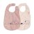 Done by Deer Velcro Bib 2-pack - Deer Friends Powder