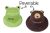 FlapJackKids Kid's Sun Hat Frog/Brown Bear Medium (2-4 Years)