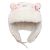 FlapjackKids Water Repellent Trapper Hat - Floral Pink 2-4Y