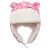 Flapjackkids Water Repellent Trapper Hat - Pink - Small 6-24M