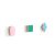 Gautier Studio Pirate Hooks - Pink/Green/Blue