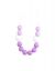 Glitter & Spice Kids Silicone Teething Necklace -Violet