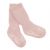 GoBabyGo Crawling Cotton Socks - Dusty Rose 6-12m