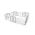Ifam Easy Doing First Baby Room (White+Light Gray 10Ea) 2000X1400X600mm