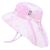 Jan & Jul Kids Sun Hat Cotton Adventure Hat - Pink Tie-Dye - XL