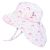 Jan & Jul Kids Sun Hat Cotton Adventure Hat - Rainbow Pink Trim - M