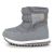 Jan & Jul Kids Toasty-Dry Puffy Winter Boots - Heather Grey
