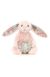 Jellycat Blossom Heart Blush Bunny