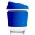 JOCO 可重複使用的玻璃咖啡杯 in Cobalt Blue 12oz