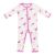 Kyte Baby Printed Romper in Flamingo 12-18 months