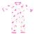 Kyte Baby Printed Zippered Romper in Flamingo 3-6 months