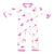 Kyte Baby Printed Zippered Romper in Flamingo 12-18 months