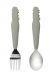 Loulou Lollipop Kids Spoon and Fork Set - Born To Be Wild - Alligator