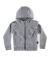 Nununu Ruffled Zip Hoodie Heather Grey 