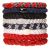 L.Erickson Grab & Go Ponytail Holders Set of Eight - Nautical