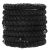 L.Erickson Grab & Go Ponytail Holders Set of Eight - Solid Black Metallic