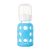 LifeFactory Glass Baby Bottle Sky blue 4oz 120ml