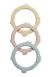 Loulou Lollipop Teething Ring Set - Pastel