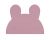 We Might Be Tiny Bunny Placie Dusty Rose