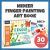 Midder Finger Paintings - Art Book 30 Pictures 3yrs+