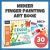 Midder Finger Paintings - Art Book 30 Pictures 3yrs+
