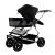 Mountain Buggy Duet V3 Single Stroller - Black