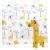 Stephen Joseph Muslin Blanket and Stuffed Animal - Giraffe Yellow