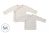 Nest Designs Basics Organic Cotton Ribbed Kimono Long Sleeve T-Shirt (2 Pack) - Dark Grey 0-3M