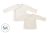 Nest Designs Basics Organic Cotton Ribbed Kimono Long Sleeve T-Shirt (2 Pack) - Light Grey 3-6M
