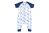 Nest Designs Raglan Bamboo Pima Short Sleeve Footed Sleep Bag 0.6 TOG - Blue Reef 18M-2.5T