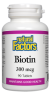 Natural Factors Biotin 300MCG  90 Tablets