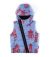 Nununu All Over Tribal Dancers Hooded Down Vest - Blue