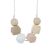 Glitter & Spice Kids  Silicone Teething Necklace -Penelope