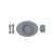 EZPZ First Foods Set - Pewter