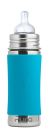 Pura Infant Bottle with Aqua Sleeve 325ml 3+ months