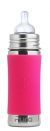 Pura Infant Bottle with Pink Sleeve 325ml 3+ months