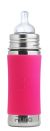 Pura Infant Bottle with Pink Sleeve 325ml  3+ months