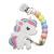 Loulou Lollipop Rainbow Unicorn Teether with holder set