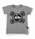NuNuNu Skull Patch T-Shirt Heather Grey
