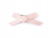 Baby Wisp d - Mini Latch Wisp Clip Hand Tied Faux Suede Bow Light Pink