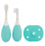 Marcus & Marcus 3-Stage Palm Grasp Toothbrush Set - Blue 12M+