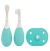 Marcus & Marcus 3-Stage Palm Grasp Toothbrush Set - Blue 12M+