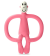 Matchstick Monkey Monkey Silicone Teether with BioCote in Pink