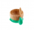 Avanchy Baby Bamboo Stay Put Suction Bowl & Spoon - Green