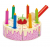Tender Leaf Toys Rainbow Birthday Cake 3y+