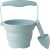 Scrunch Seeding Pot with Spade Dark Egg Blue