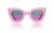 Sons + Daughters Sunglasses Cat-Cat Pink with Fire Mirror