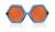 Sons + Daughters Sunglasses Honey Blue Jelly with Mirror