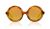 Sons + Daughters Sunglasses Lenny Yellow Creme Brulee with Mirror