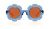 Sons + Daughters Sunglasses Pixie Blue Jelly with Mirror